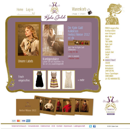 kjoleguld onlineshop